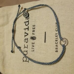 Pura vida wave charm bracelet